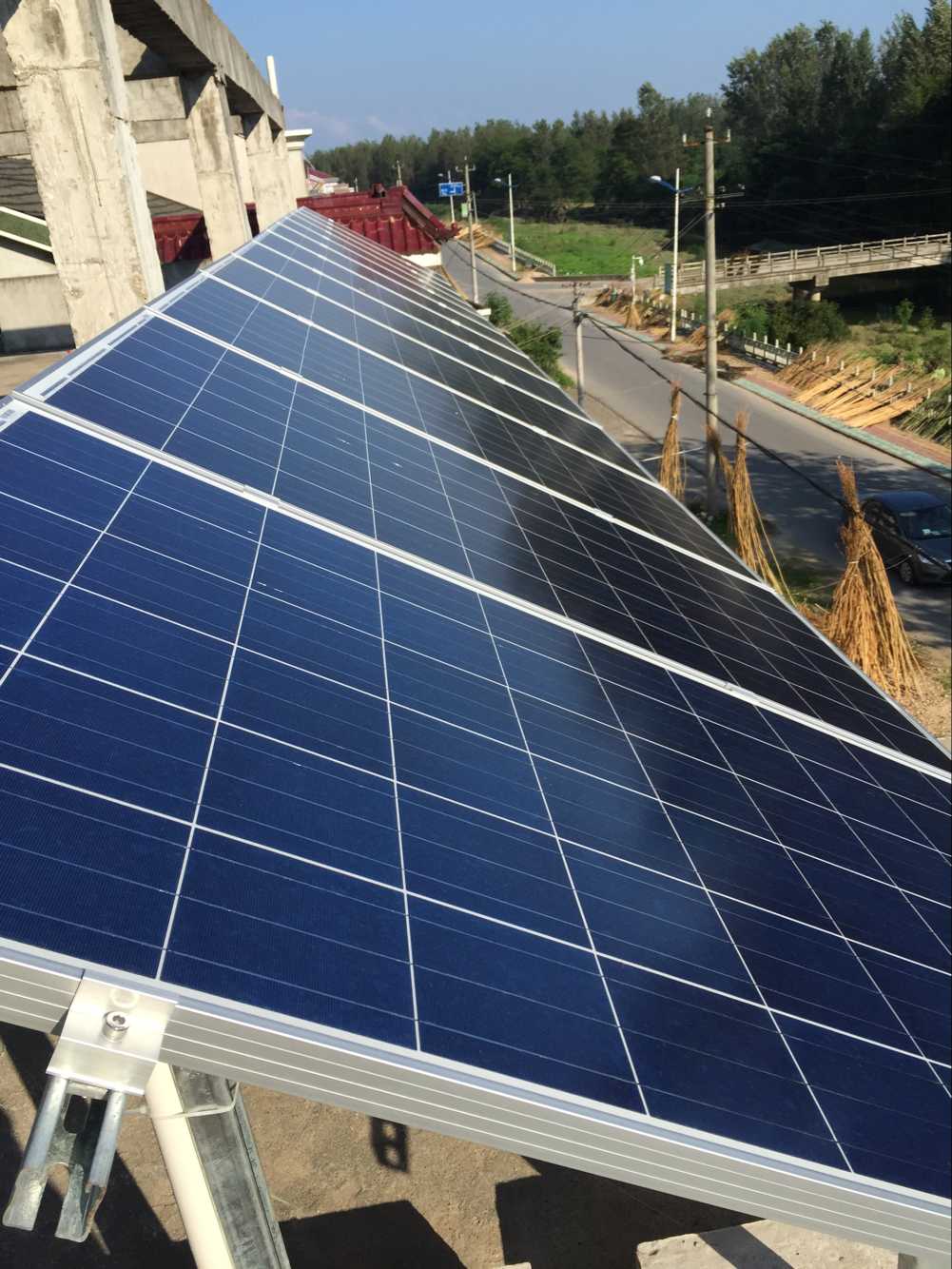 六安裕安區(qū)西河口鄉(xiāng)首個(gè)家庭光伏電站3KW